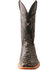 Image #4 - Twistex X Men's Ruff Stock Fill-Quill Ostrich Vamp Exotic Western Boot - Broad Square Toe , Black, hi-res