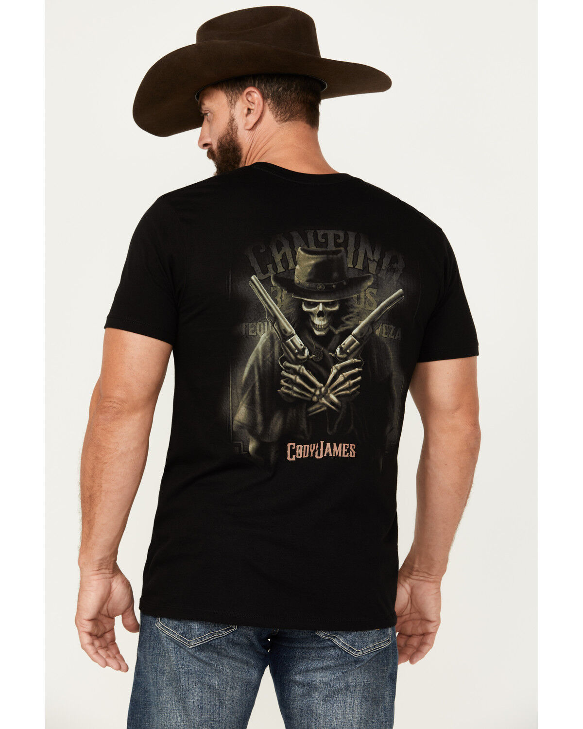 Image #1 - Cody James Men's Smokey Short Sleeve T-Shirt, Black, hi-res