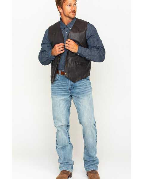 Cody James Men's Deadwood Vest, Brown, hi-res