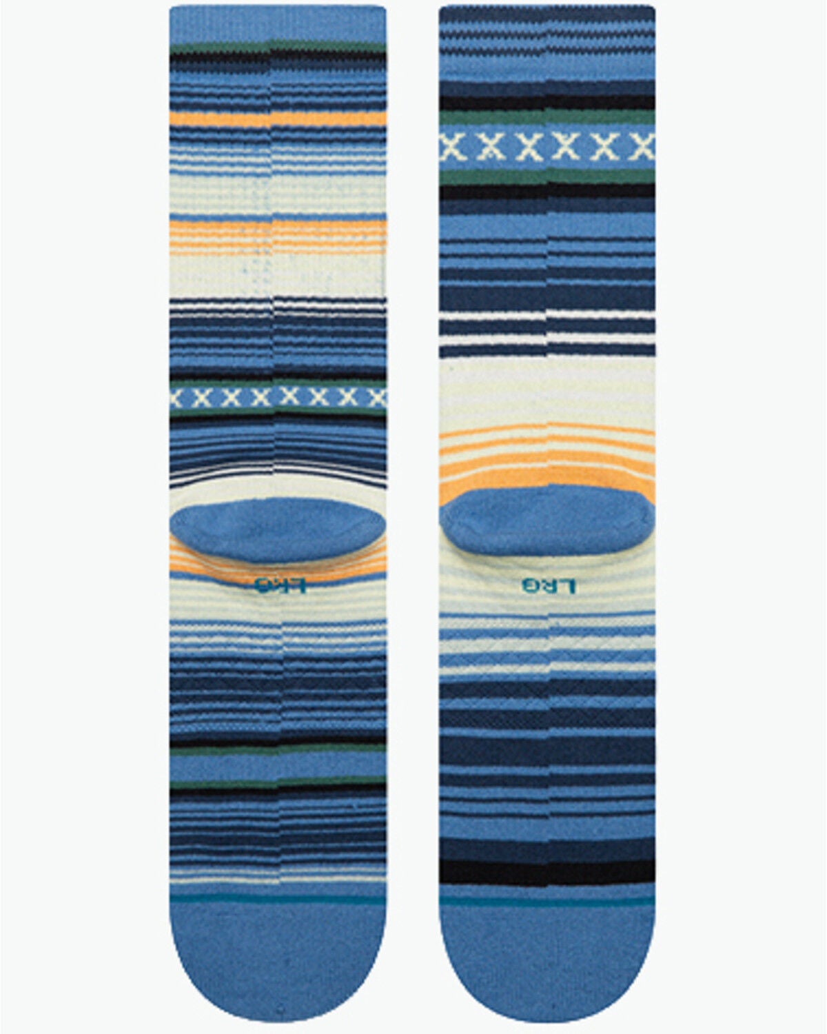 Image #3 - Stance Men's Curren St Crew Socks, Blue, hi-res