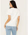 Image #4 - Wrangler Women's Block Logo Tee, Off White, hi-res