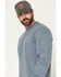 Image #3 - Hawx Men's FR Handcrafted Long Sleeve Graphic Work T-Shirt, Steel Blue, hi-res