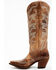 Shyanne Women's High Desert Western Boots - Snip Toe, Tan, hi-res