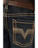 Image #4 - Rock & Roll Denim Boys' Dark Wash Bootcut Stretch Denim Jeans, Blue, hi-res