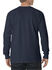 Image #2 - Dickies Men's Long Sleeve Heavyweight Crew Neck Tee, Navy, hi-res