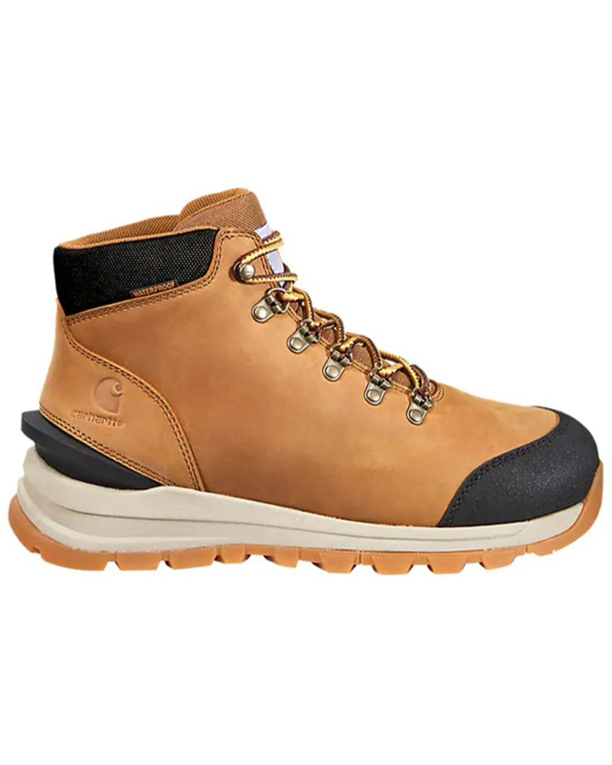 Image #2 - Carhartt Men's Gilmore 5" Hiker Work Boot - Soft Toe, Lt Brown, hi-res