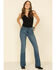 Image #1 - Lee Women's Kansas Fade Mid Rise Bootcut Jeans , Blue, hi-res