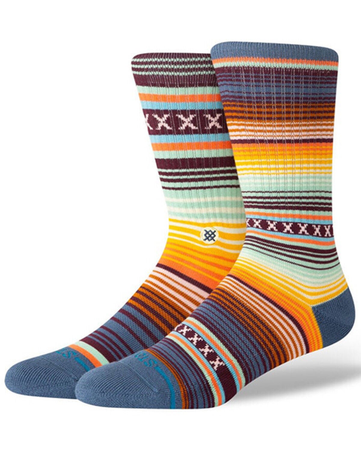 Stance Men's Curren Crew Socks, Multi, hi-res