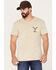 Image #1 - Changes Men's Yellowstone Ranch Hand Graphic T-Shirt, Cream, hi-res