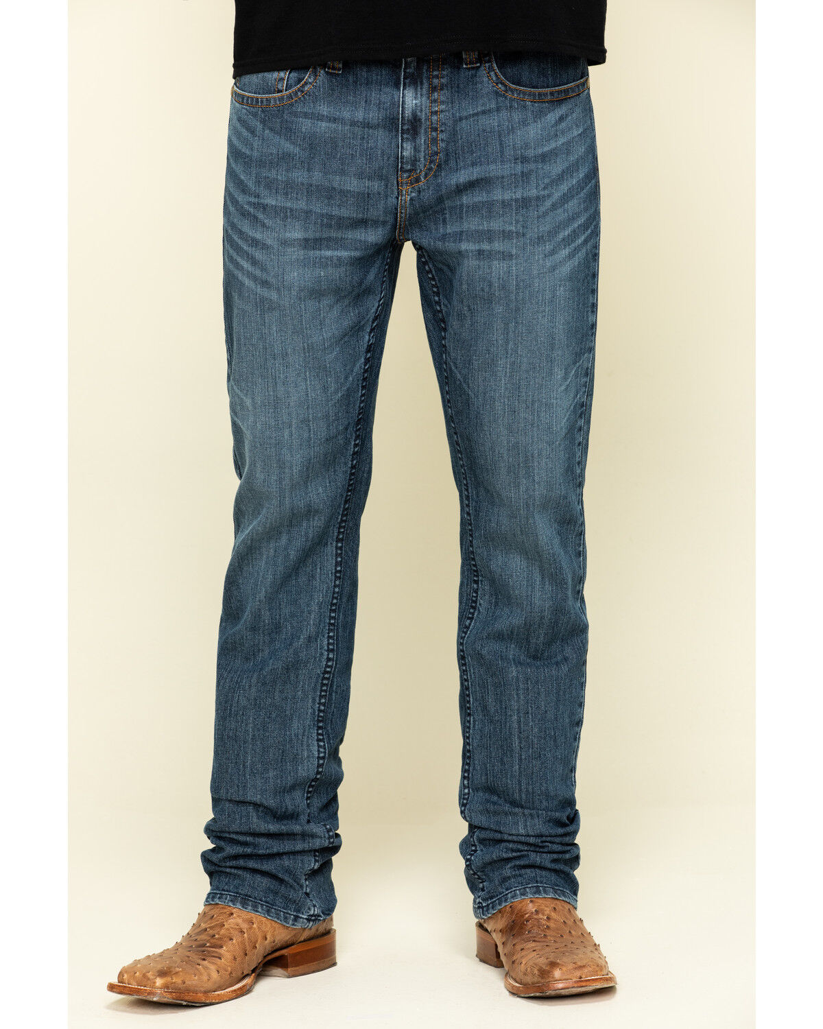 Image #2 - Cody James Men's Equalizer Medium Wash Slim Straight Stretch Denim Jeans, Blue, hi-res
