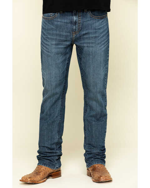 Cody James Men's Equalizer Medium Wash Stretch Slim Straight Jeans , Blue, hi-res