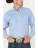 Ariat Men's Nory Stretch Geo Print Button-Down Western Shirt , Light Blue, hi-res