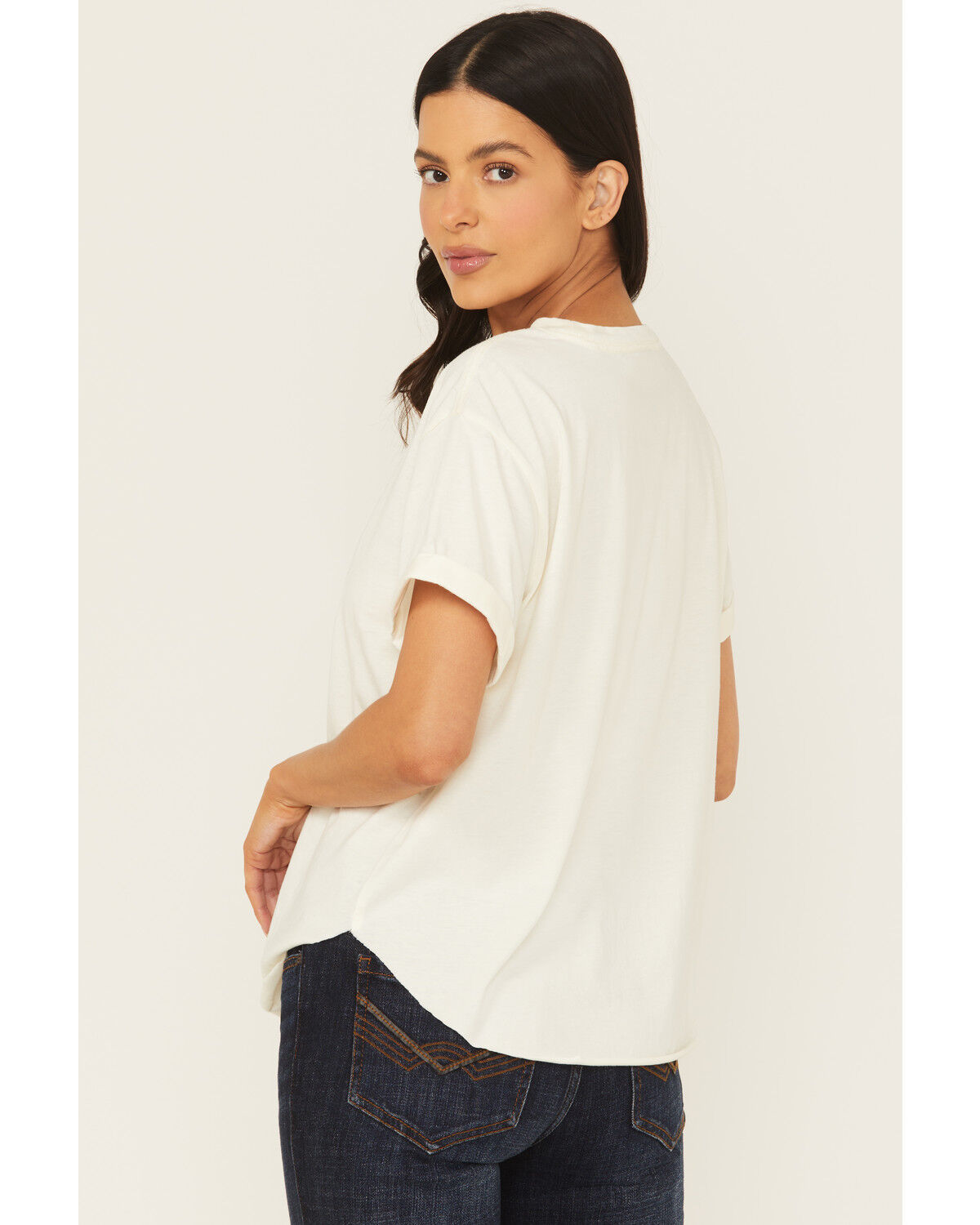 Image #5 - Idyllwind Women's Nashvegas Short Sleeve Relaxed Graphic Tee, Ivory, hi-res