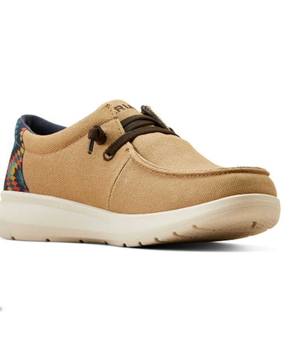 Image #1 - Ariat Men's Hilo Stretch Lace Casual Shoes - Moc Toe, Brown, hi-res