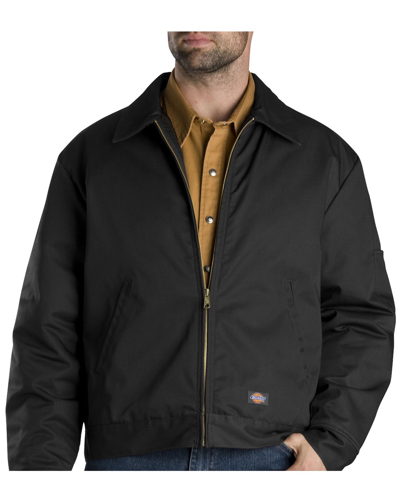 Image #1 - Dickies Men's Insulated Eisenhower Work Jacket, Black, hi-res
