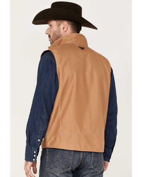 Image #4 - Cowboy Hardware Men's Tech Woodsman Solid Vest, Grey, hi-res