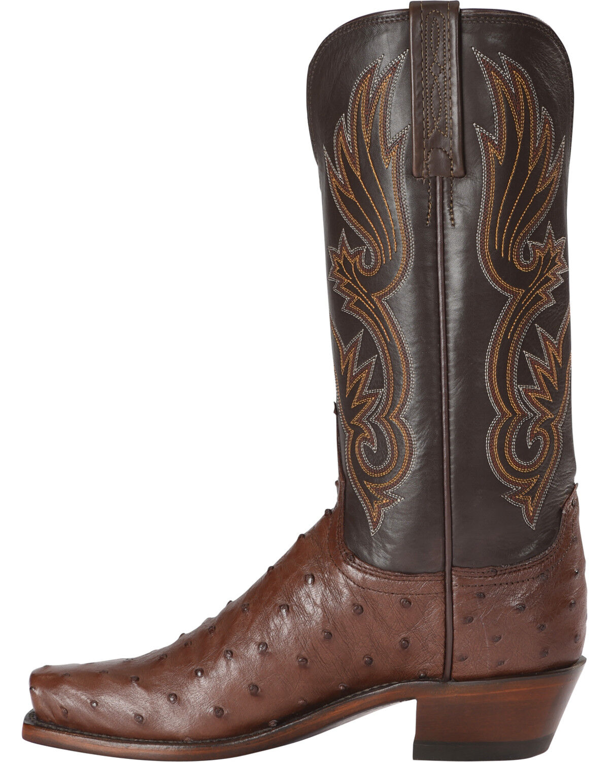 tan ostrich boots
