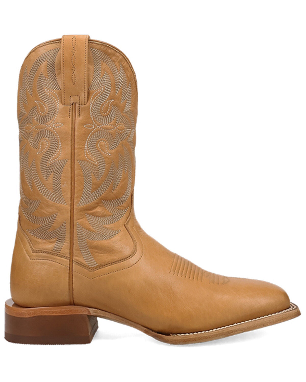 Image #2 - Dan Post Men's Sonara Western Boots - Broad Square Toe, Honey, hi-res