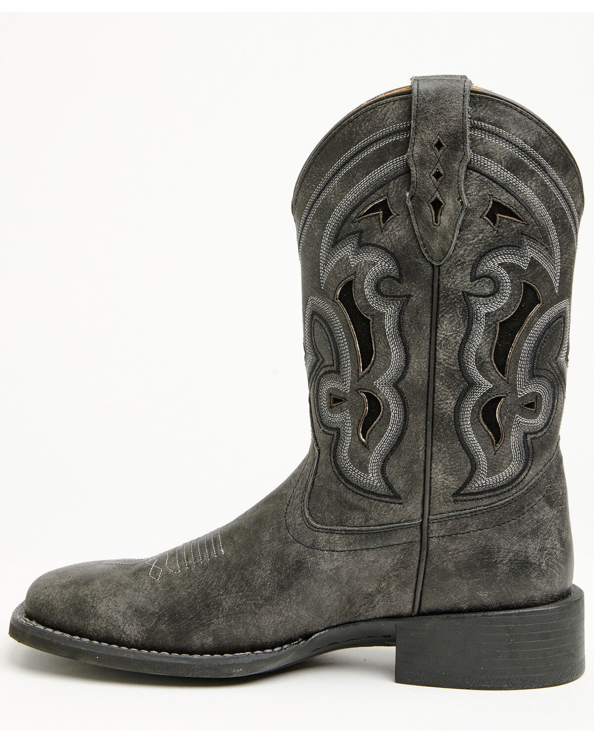 Image #3 - Cody James Ace&trade; Nixon Performance Western Boots - Broad Square Toe, Black, hi-res