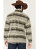 Image #4 - Cinch Men's Southwestern 1/4 Snap Pullover, Olive, hi-res