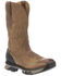 Image #1 - Lucchese Men's Performance Molded Western Work Boots - Soft Toe, Chestnut, hi-res