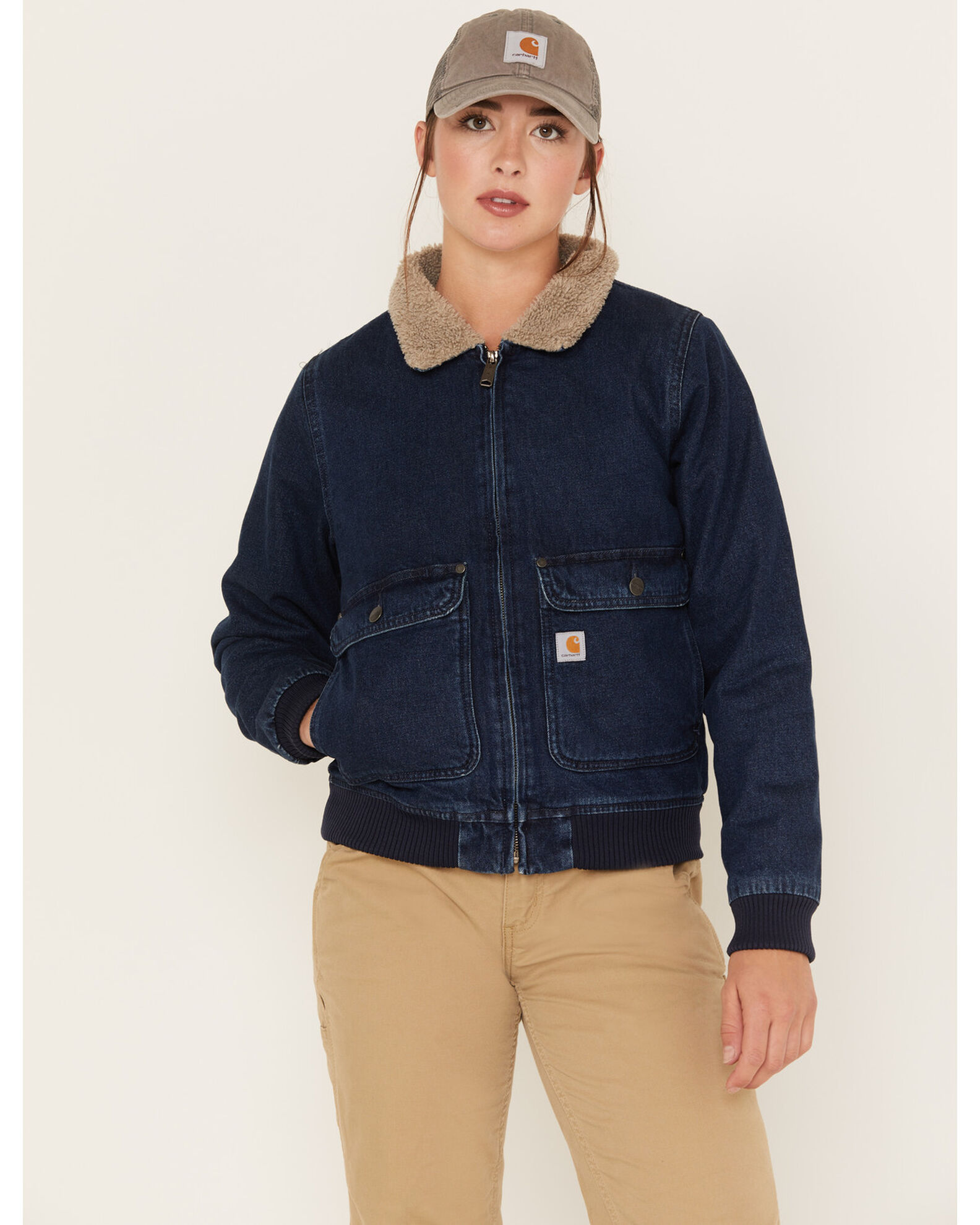 Sherpa lined carhartt jacket discount