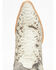 Image #6 - Dan Post Women's Exotic Python Western Boots - Snip Toe, Ivory, hi-res