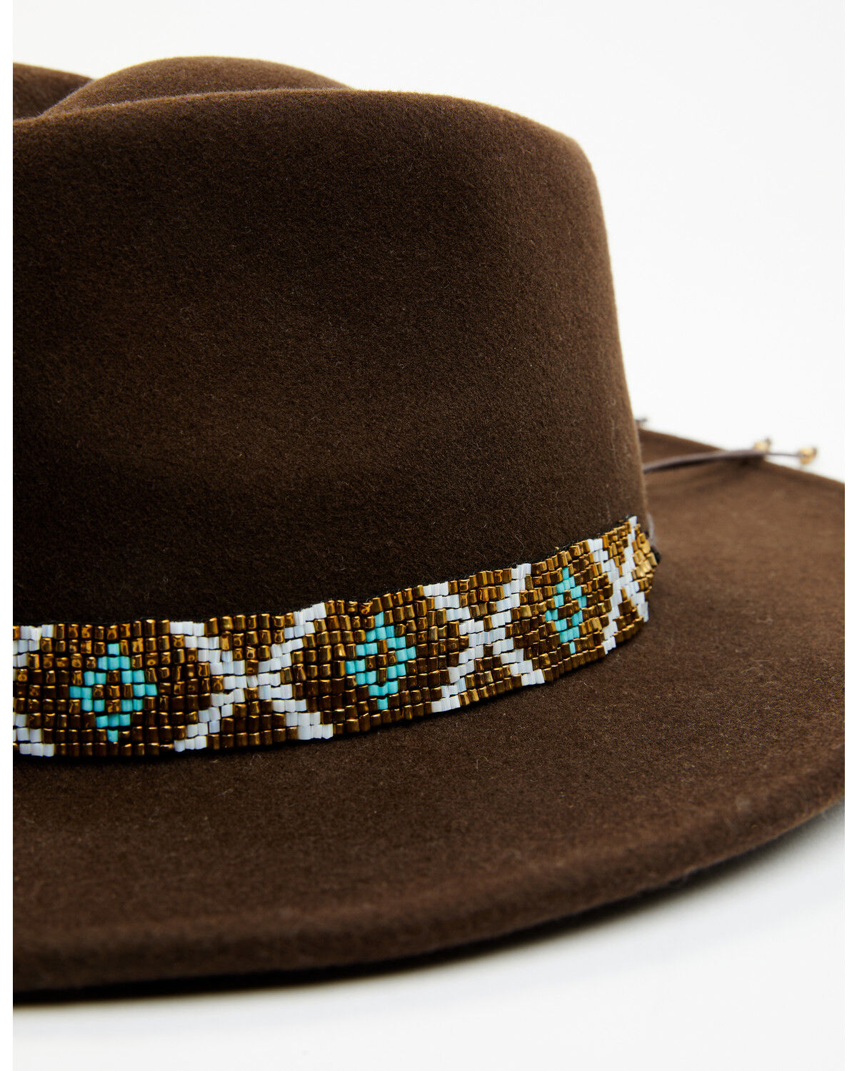 Image #2 - Nikki Beach Women's Big Sky Felt Western Fashion Hat, Brown, hi-res
