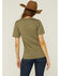 Ranch Dress'n Women's Cowgirl Graphic Tee, Olive, hi-res