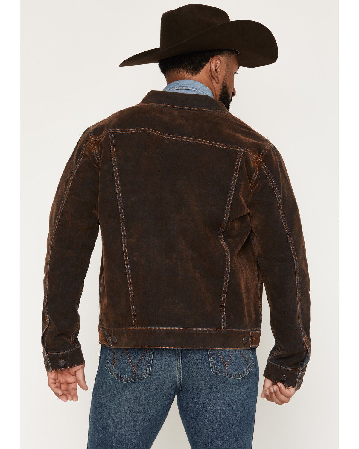 Image #4 - Moonshine Spirit&reg;&nbsp;Men's Gunslinger Flocker Trucker Jacket, Brown, hi-res