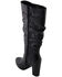 Image #8 - Milwaukee Leather Women's Slouch Platform Boots - Round Toe, Black, hi-res