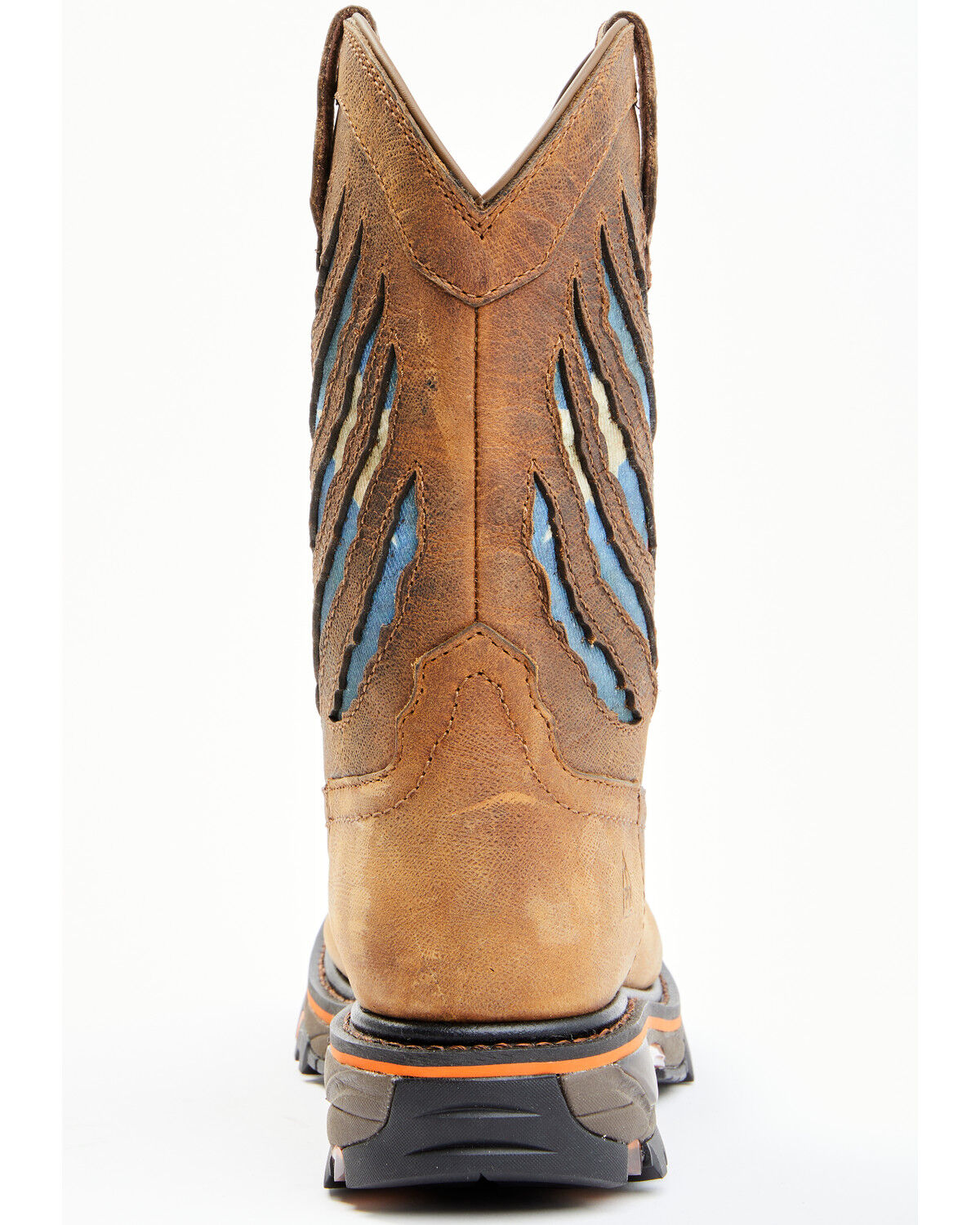 Image #5 - Cody James Men's 11" Decimator Western Work Boots - Nano Composite Toe, Brown, hi-res
