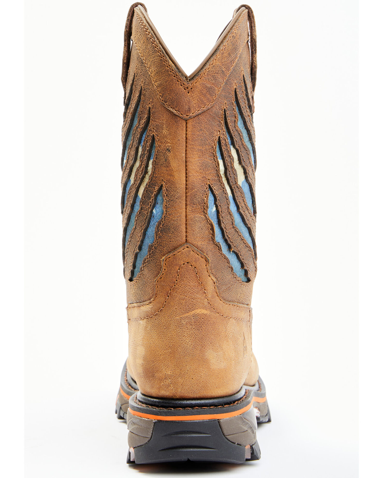 Image #5 - Cody James Men's 11" Decimator Western Work Boots - Nano Composite Toe, Brown, hi-res