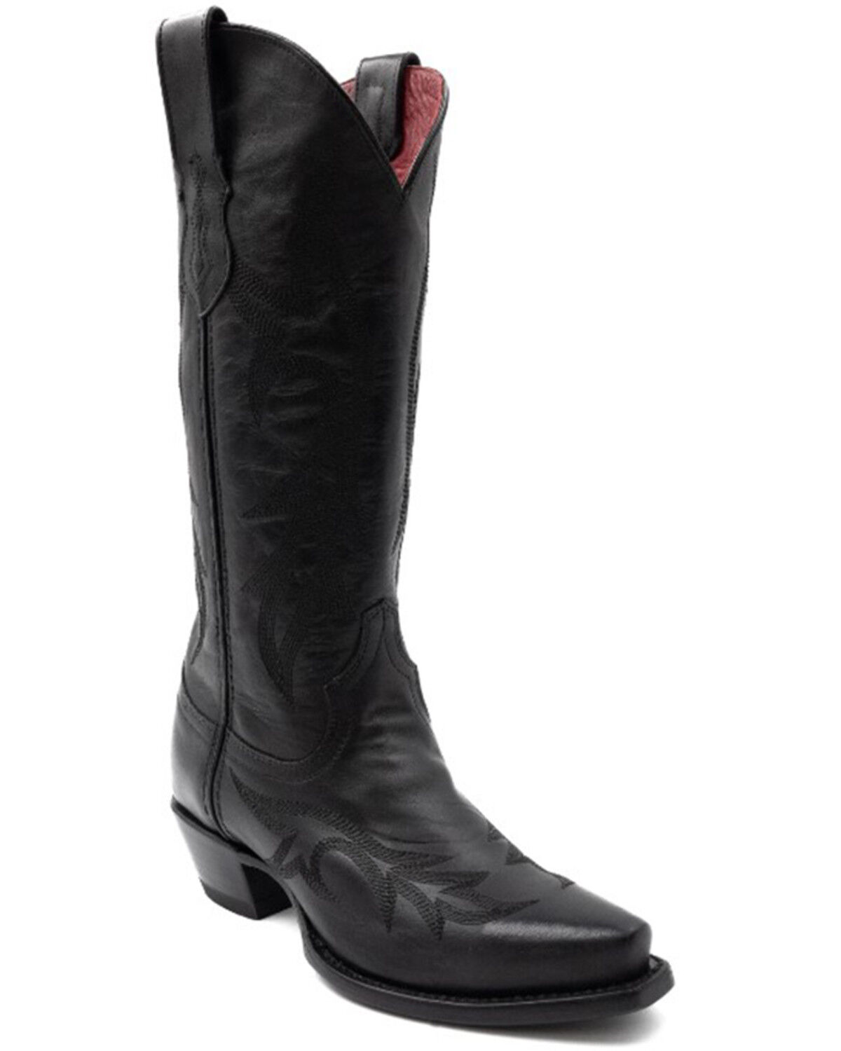 Image #1 - Ferrini Women's Scarlett Western Boots - Snip Toe, Black, hi-res