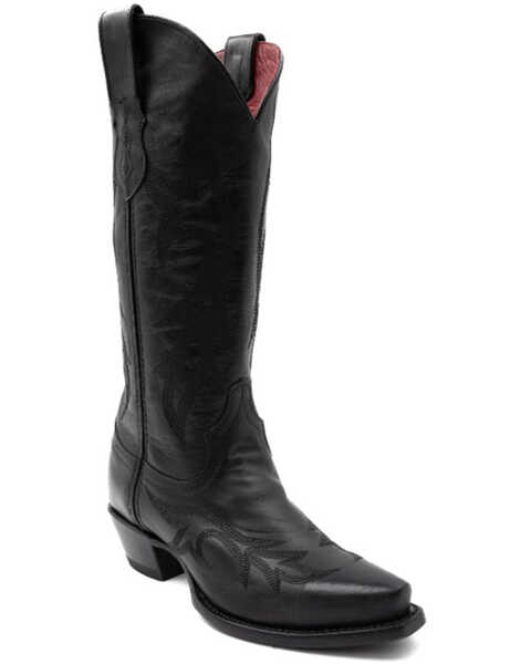 Image #1 - Ferrini Women's Scarlett Western Boots - Snip Toe , Black, hi-res
