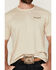 Image #3 - Kimes Ranch Men's Boot Barn Exclusive Graphite Logo Short Sleeve Graphic T-Shirt, Cream, hi-res