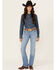 Image #1 - Wrangler Women's Sophia Medium Wash Mid Rise Ultimate Riding Bootcut Stretch Denim Jeans, Medium Wash, hi-res