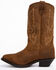 Shyanne Women's Donna Embroidered Leather Western Boots - Medium Toe, Brown, hi-res
