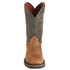 Rocky Men's Long Range Waterproof Pull On Work Boots - Broad Square Toe, Brown, hi-res