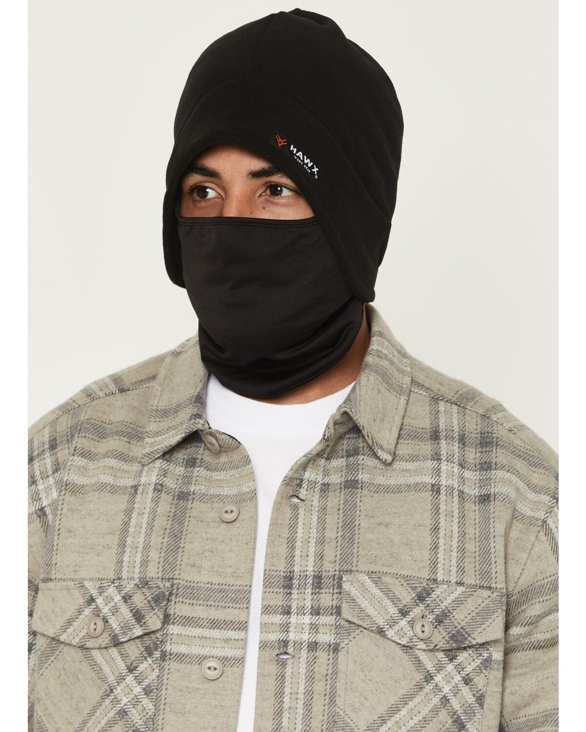 Image #1 - Hawx 2-in-1 Fleece Mask, Black, hi-res
