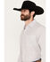 Resistol Men's Baker Plaid Print Long Sleeve Button Down Western Shirt, Brown/blue, hi-res
