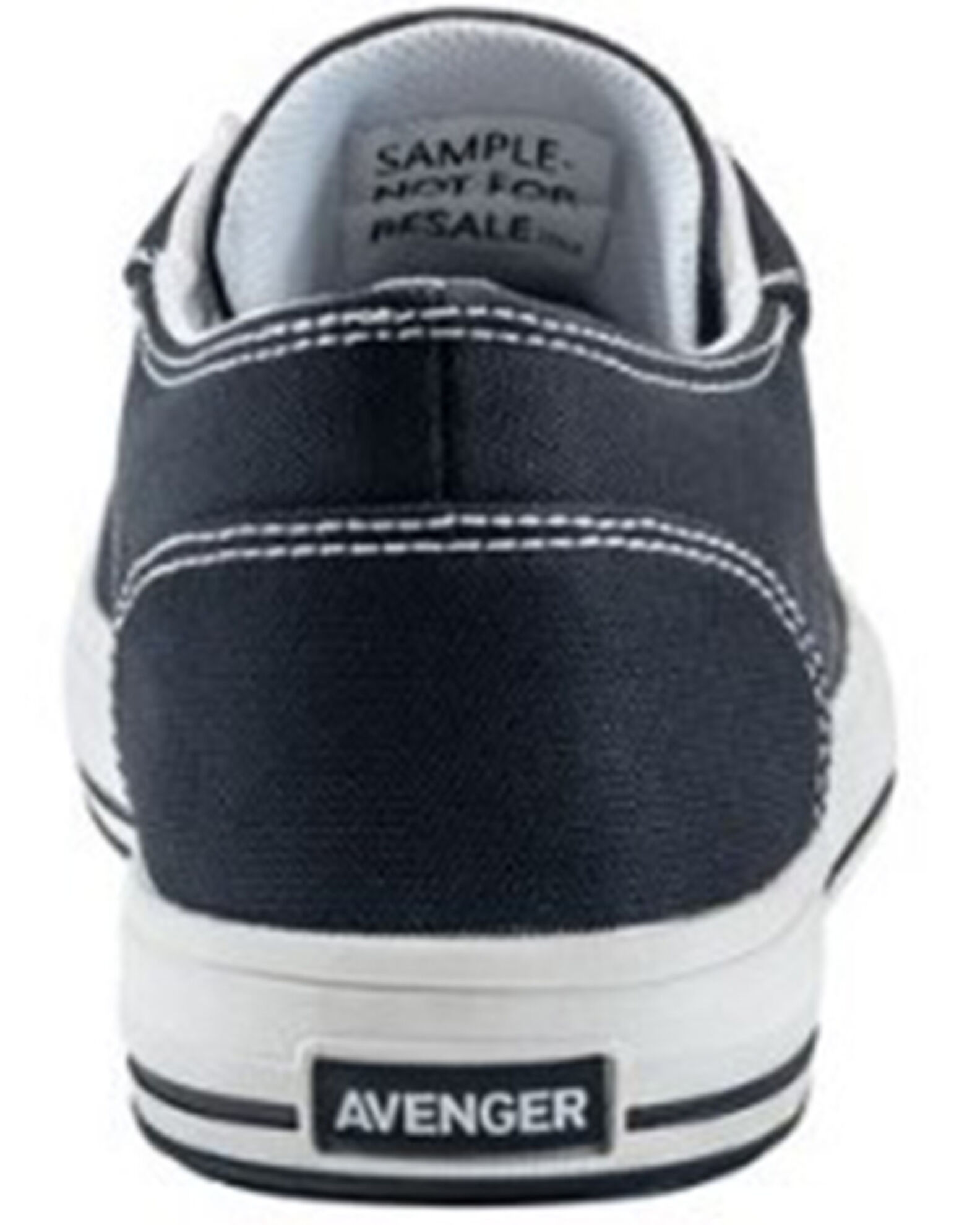 Image #5 - Avenger Men's Blade 6-Eye Lace-Up Athletic Work Shoes - Alloy Toe, Black, hi-res