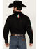 Image #4 - Rodeo Clothing Men's Mexico Bronco Long Sleeve Snap Western Shirt, Black, hi-res