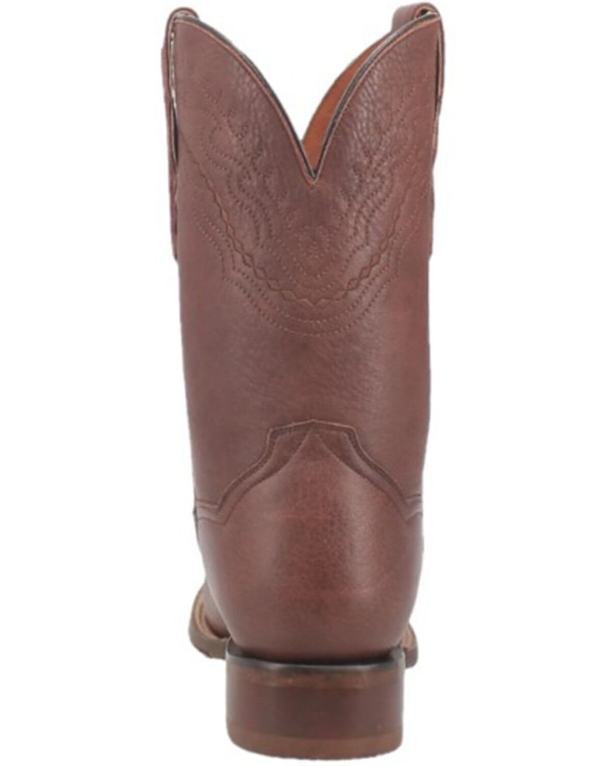 Image #4 - Dan Post Men's Milo Western Boots - Broad Square Toe, Brown, hi-res
