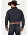 Image #4 - Rodeo Clothing Men's Geo Print Long Sleeve Snap Western Shirt, Black, hi-res