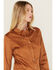 Image #2 - Wrangler Retro Women's Arrows Long Sleeve Pearl Snap Western Shirt, Tan, hi-res