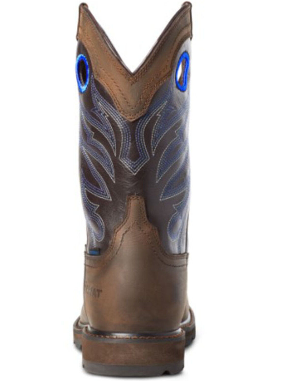 Image #4 - Ariat Men's Groundwork Western Work Boots - Steel Toe, Brown, hi-res