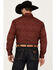 Image #4 - Rough Stock by Panhandle Men's Southwestern Print Long Sleeve Snap Western Shirt, Burgundy, hi-res