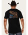 Image #4 - Ariat Men's Eagle Freedom Short Sleeve Graphic T-Shirt, Black, hi-res