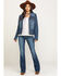 Image #6 - Stetson Women's Serape Back Denim Jacket, , hi-res